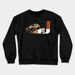 FJ Cruiser Tri Color Dustin Crewneck Sweatshirt